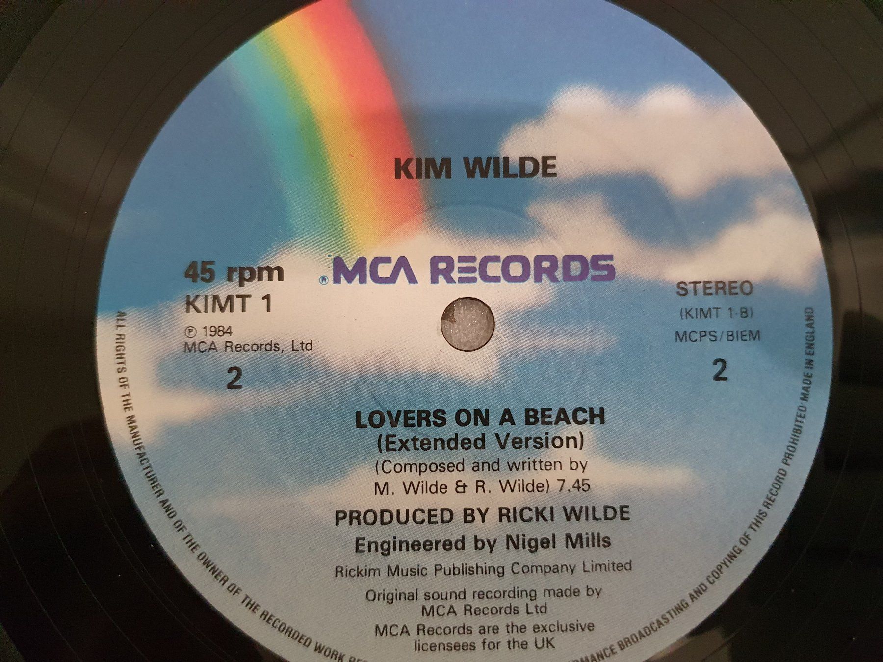 Dischi in vinile: Kim Wilde - The Second Time (Single, Synth-pop) – Usato da Uster venduto da Vinyl-Leidenschaft 4