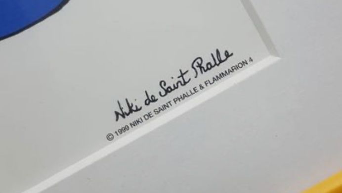 Gemälde: Sérigraphie Niki de Saint Phalle, encadrée – Gebraucht aus Courgenay von chantalcm 2