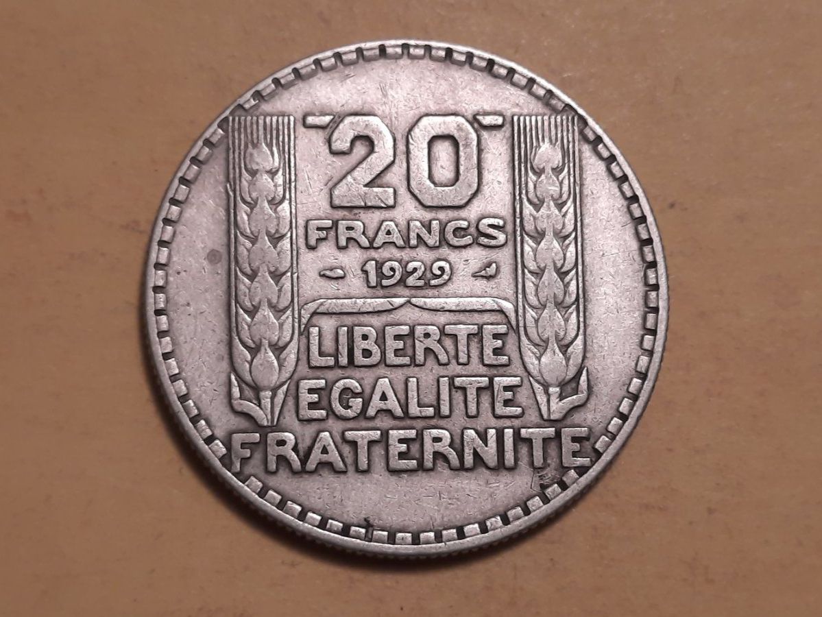 Tutti le monete: Frankreich 20 Francs 1929 Silber – Usato da Buchs SG venduto da numispatica