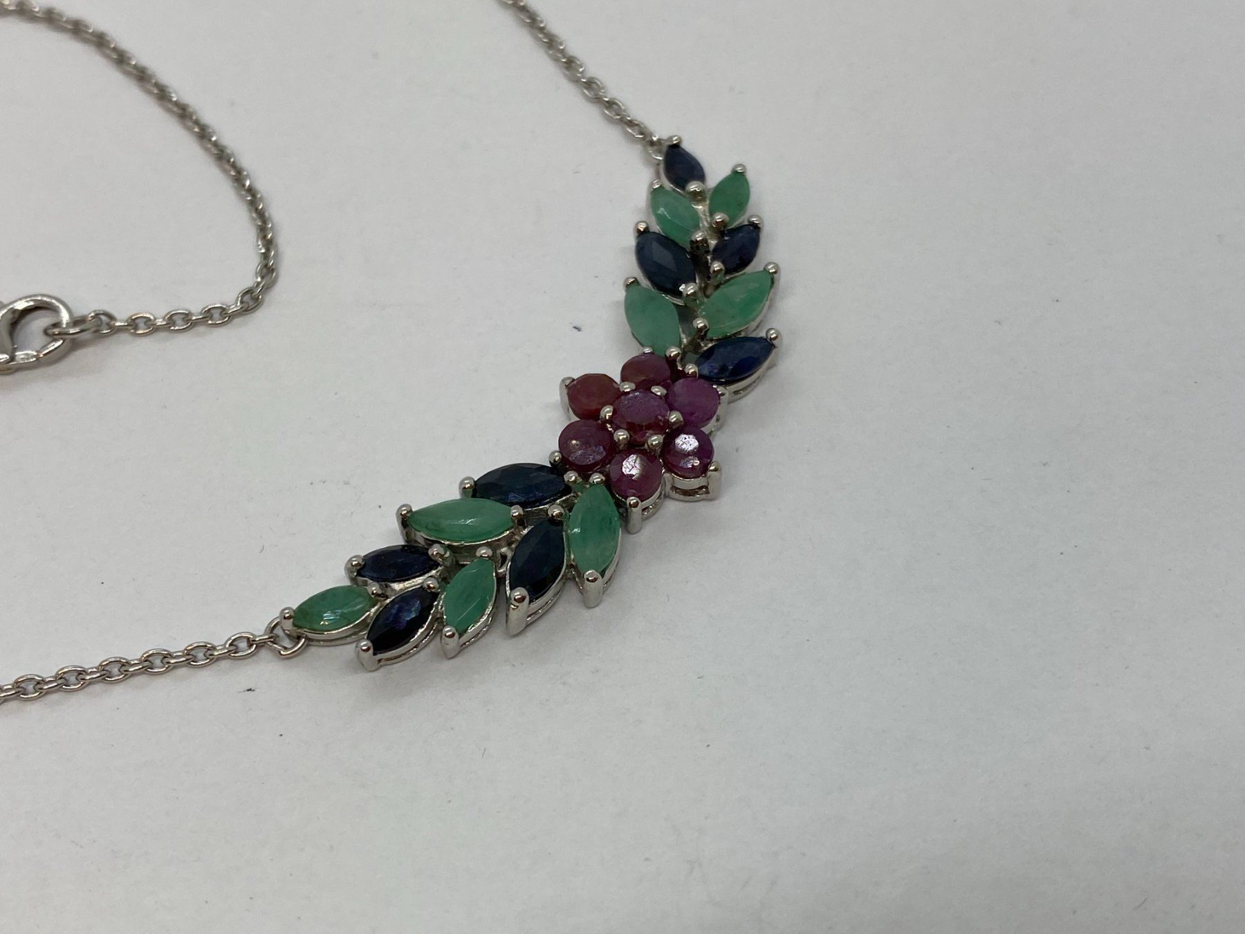 Colliers: Collier Multi-Color 925 Silber /i525 – D'occasion à Bern par JMsoehne1987 1