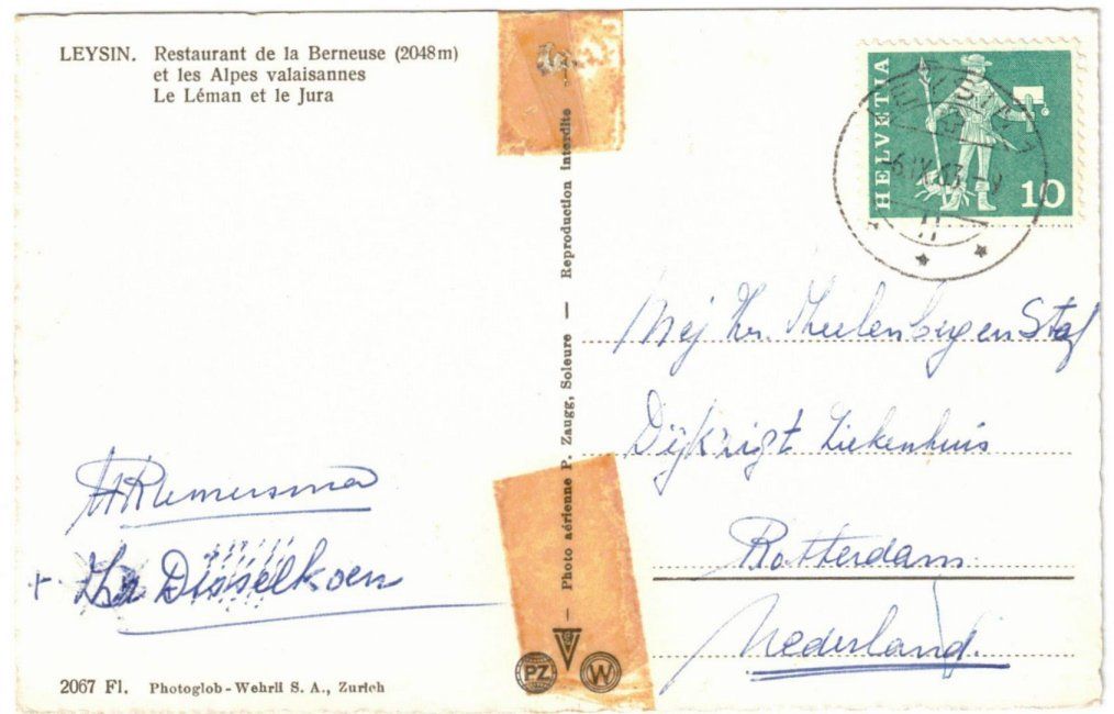 Cartes postales: Leysin - Bernause mit Restaurant, Gondelbahn – D'occasion à Binningen par Mountainrider 1