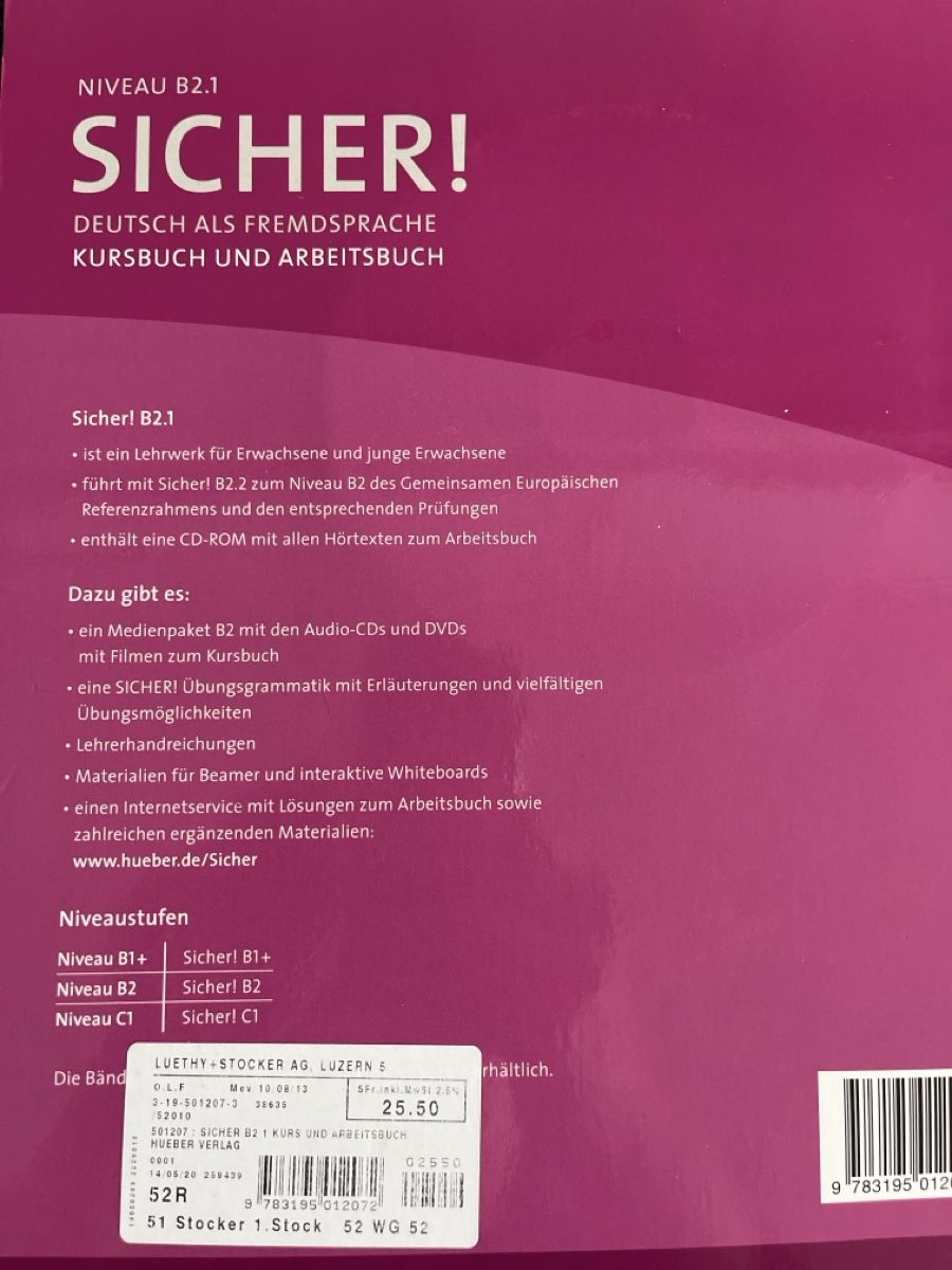 Bücher: Sicher, Deutsch als Fremdsprache – Neu (gemäss Beschreibung) aus LUZERN von Zhin369 1