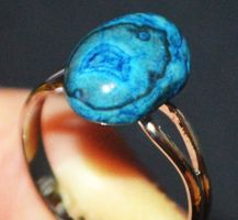 Ring A-924 – Orchid Stone 10x14mm – Grössenverstellbar