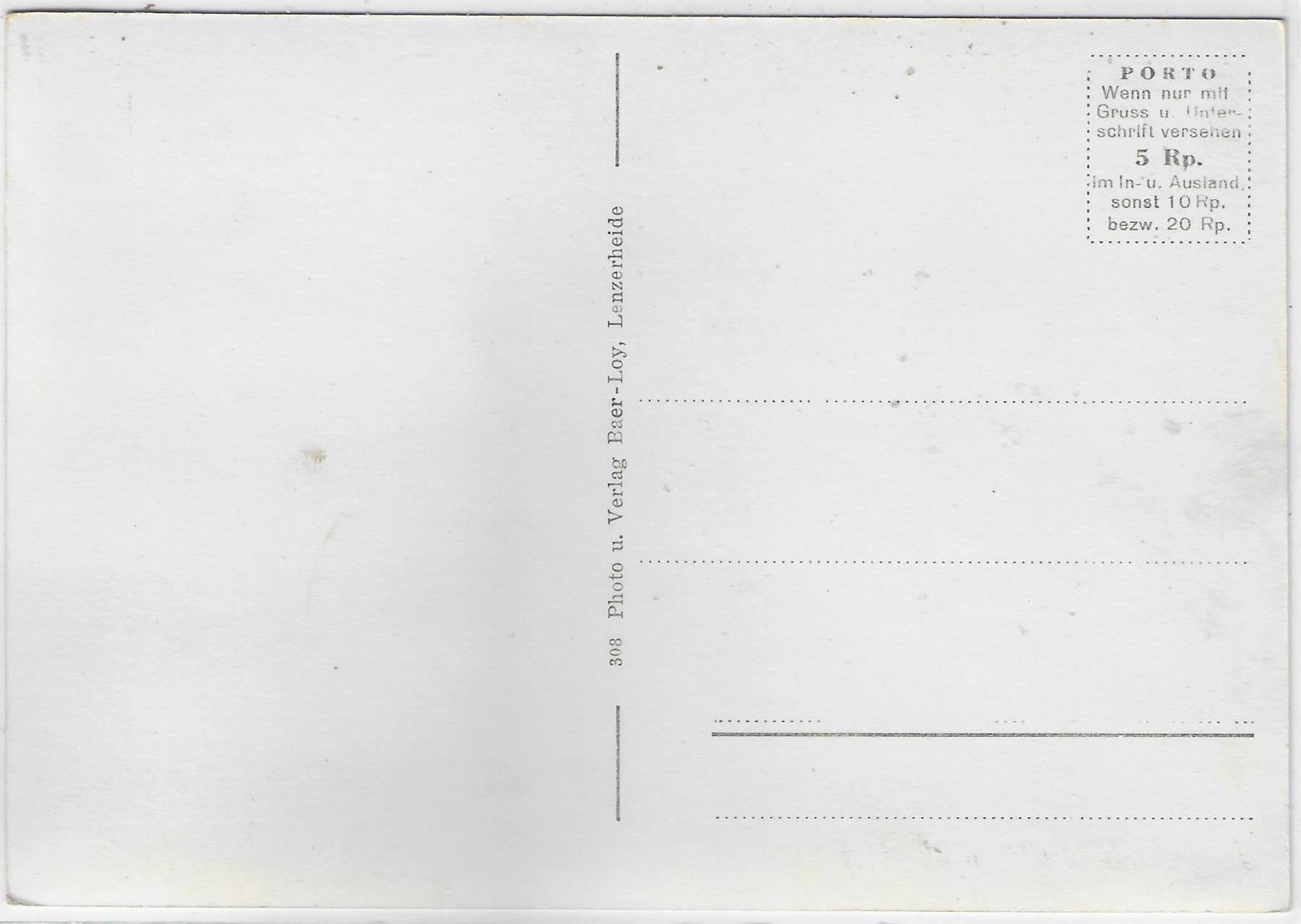 Cartoline postali: Lenzerheide - Generalansicht im Winter – Usato da Ettingen venduto da Kartenplanet 1
