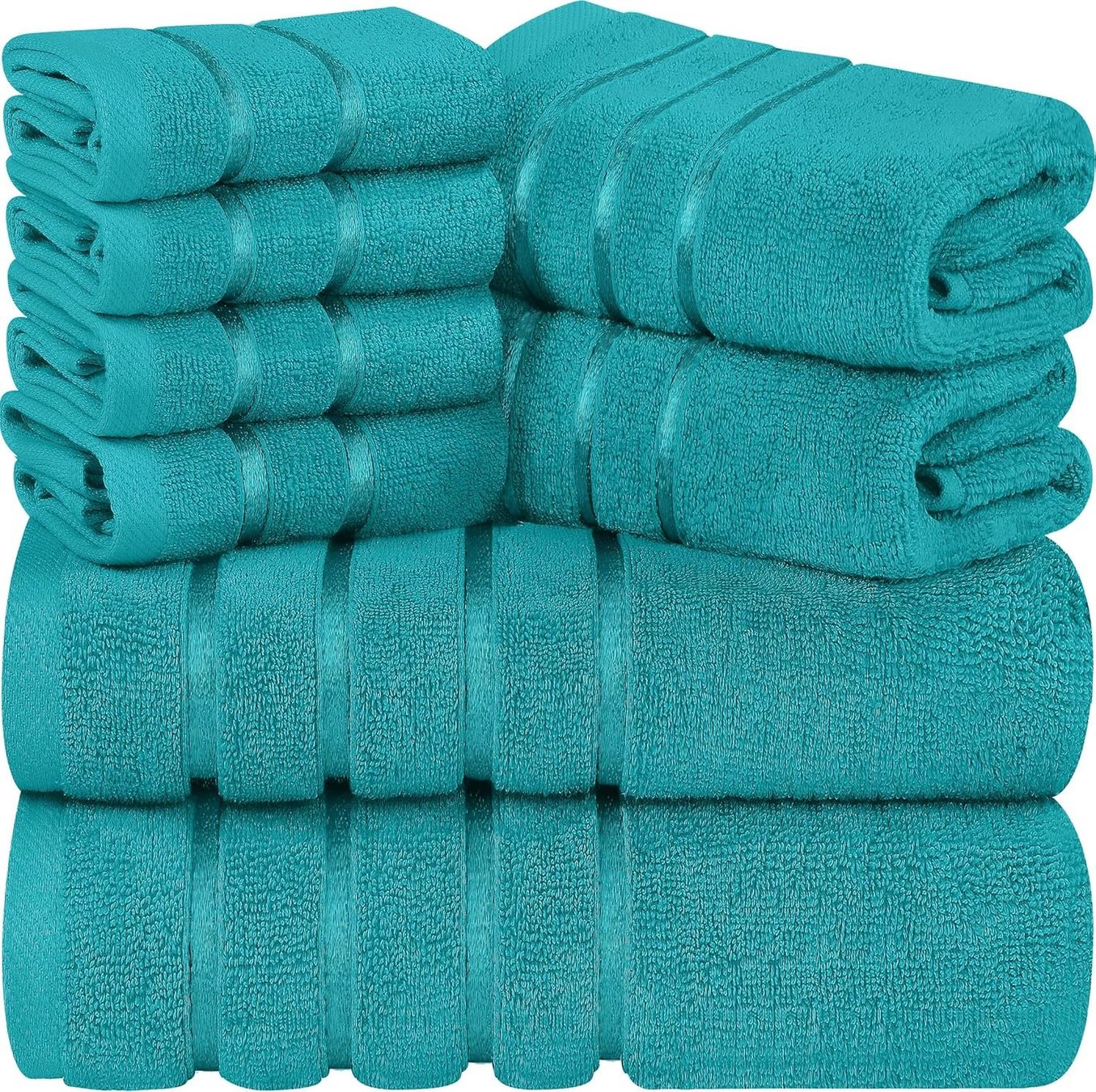 Teli da bagno: 8er-Pack Handtuch-Set  Türkis – Nuovo e nell'imballaggio originale da Nuglar venduto da SaleRitter