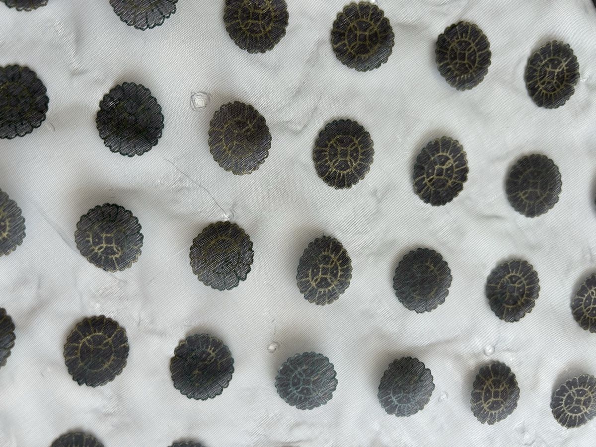Foulards & écharpes: Black Scarf with Polka Dots Good Condition – D'occasion à Saland par ele_vc96 2