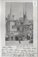 Neuchatel - Les Halles - animee - UPU 1900