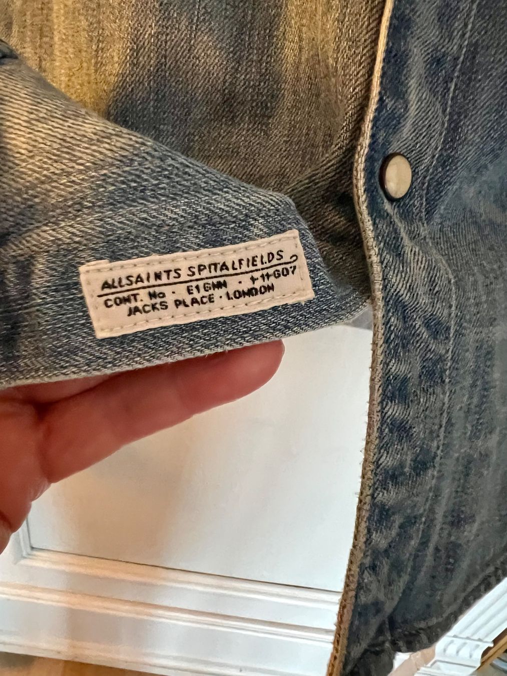 Allsaints Hemden: All Saints Denim Hemd, Slim Fit, Grösse M. – Neu (gemäss Beschreibung) aus Biel/Bienne von Girasole232 8