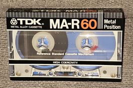 💥TDK"MA-R60"💥OFFRE UNIQUE cassette métal  ultra rare!