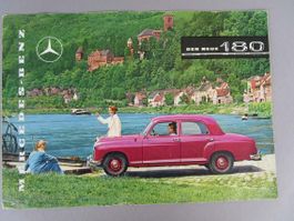 Mercedes 180 Prospekt/Broschüre