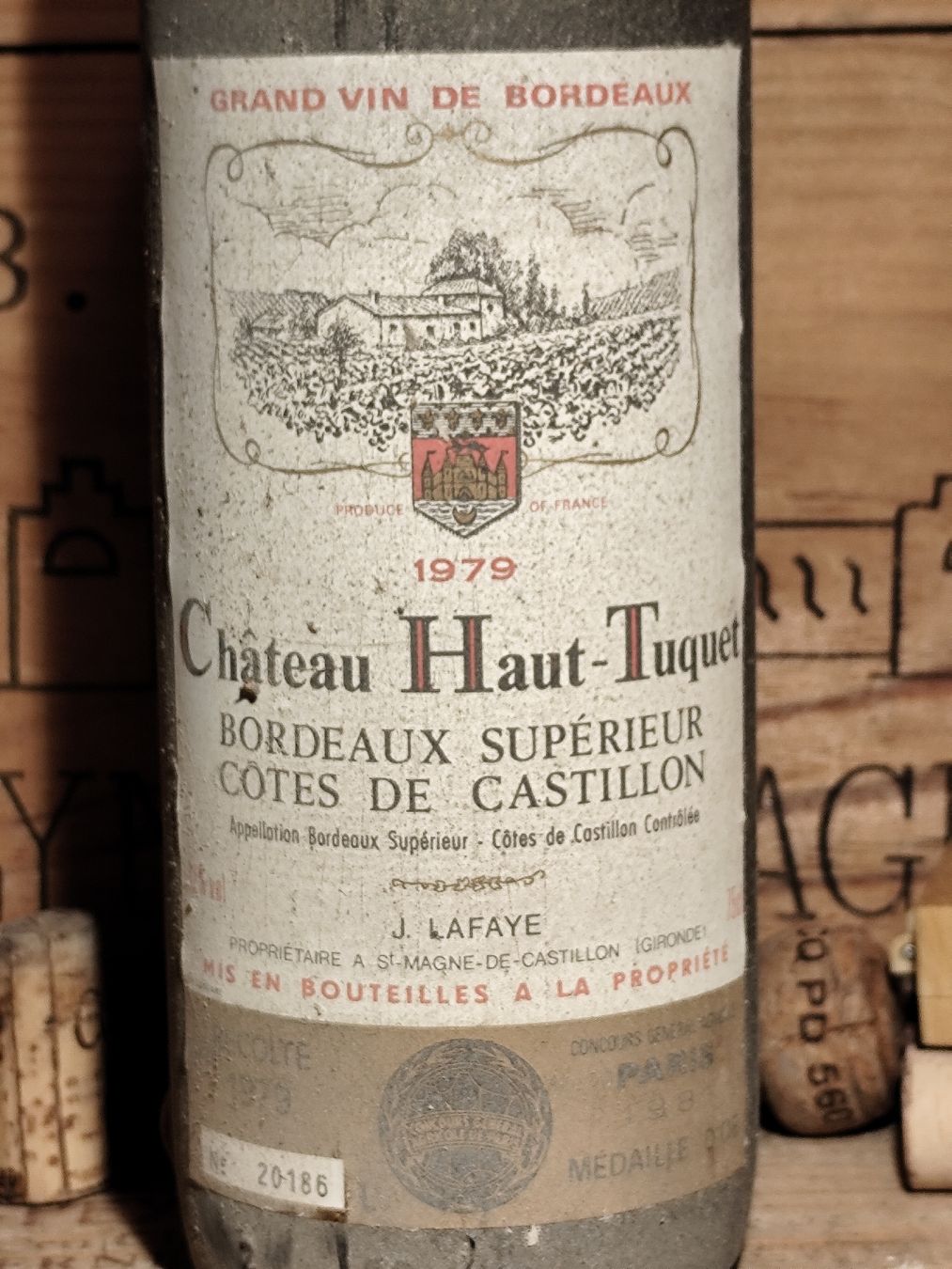 Vino: 1979 Château Haut-Tuquet Bordeaux – Nuovo (secondo la descrizione) da Büsserach venduto da Vintage-vins 2