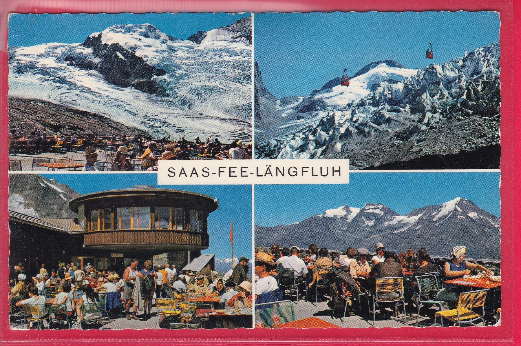 Cartoline postali: SAAS-FEE-LÄNGFLUH, 7.6.1971 – Usato da Oberrieden venduto da Gebirgsstelze