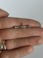 Vintage Sterling Silber T-Bar Anhänger