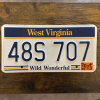 🇺🇸 U.S. Autoschild, West Virginia 48S 707 - ORIGINAL 