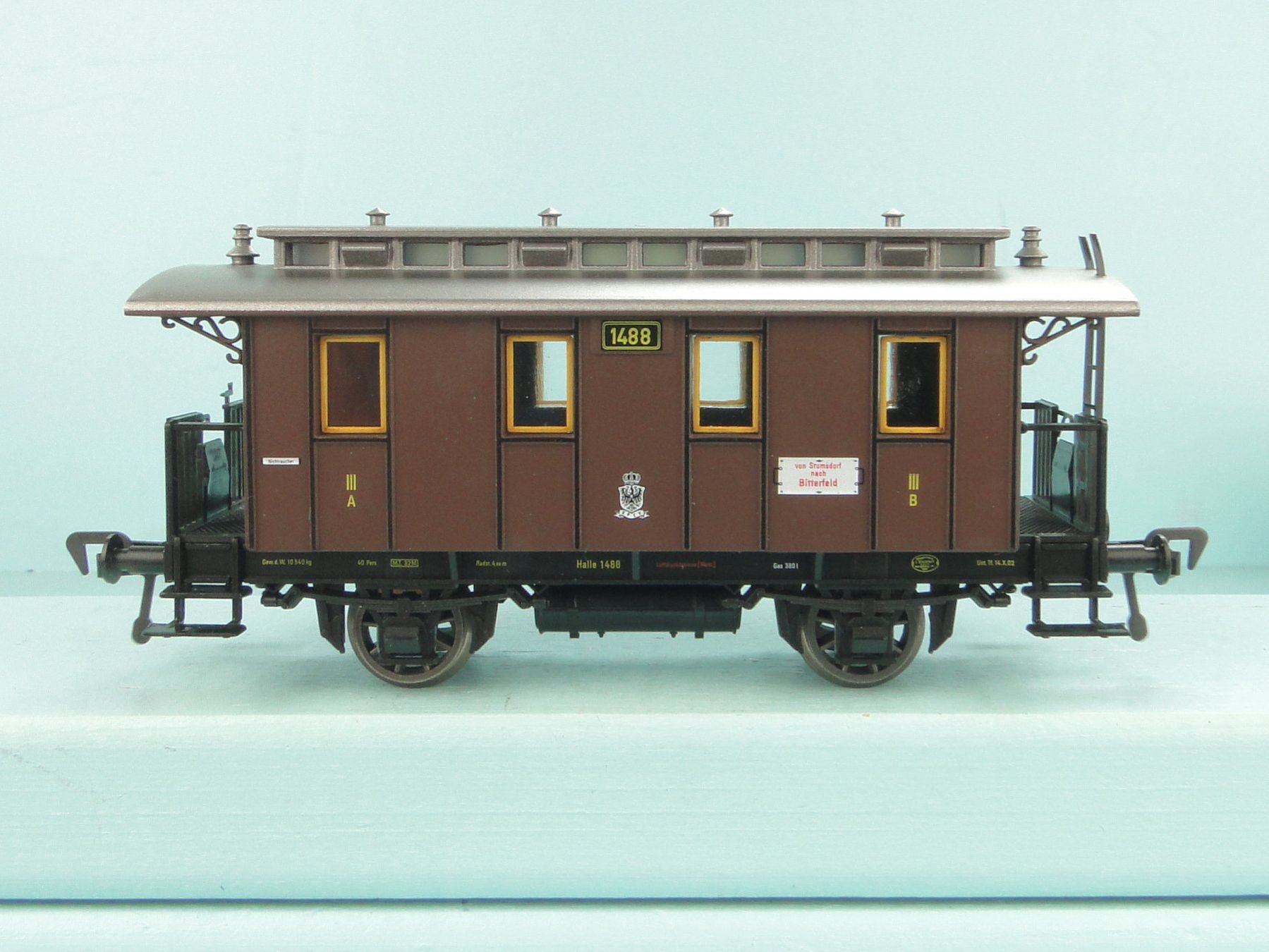 Fleischmann Modellini di ferrovie: Fleischmann 5821 Plattformwag. Württemb. – Usato da Bülach venduto da cann11 3