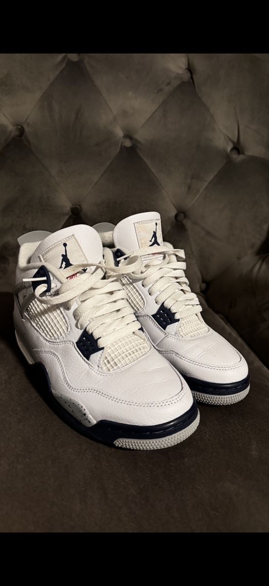 Jordan Scarpe da uomo: Air Jordan 4 Retro Midnight Navy – Nuovo (secondo la descrizione) da Murgenthal venduto da ayl_g7rc 2