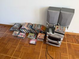 Hausräumung: Stereoanlage + grosses Lot CDs, total ab 1.—