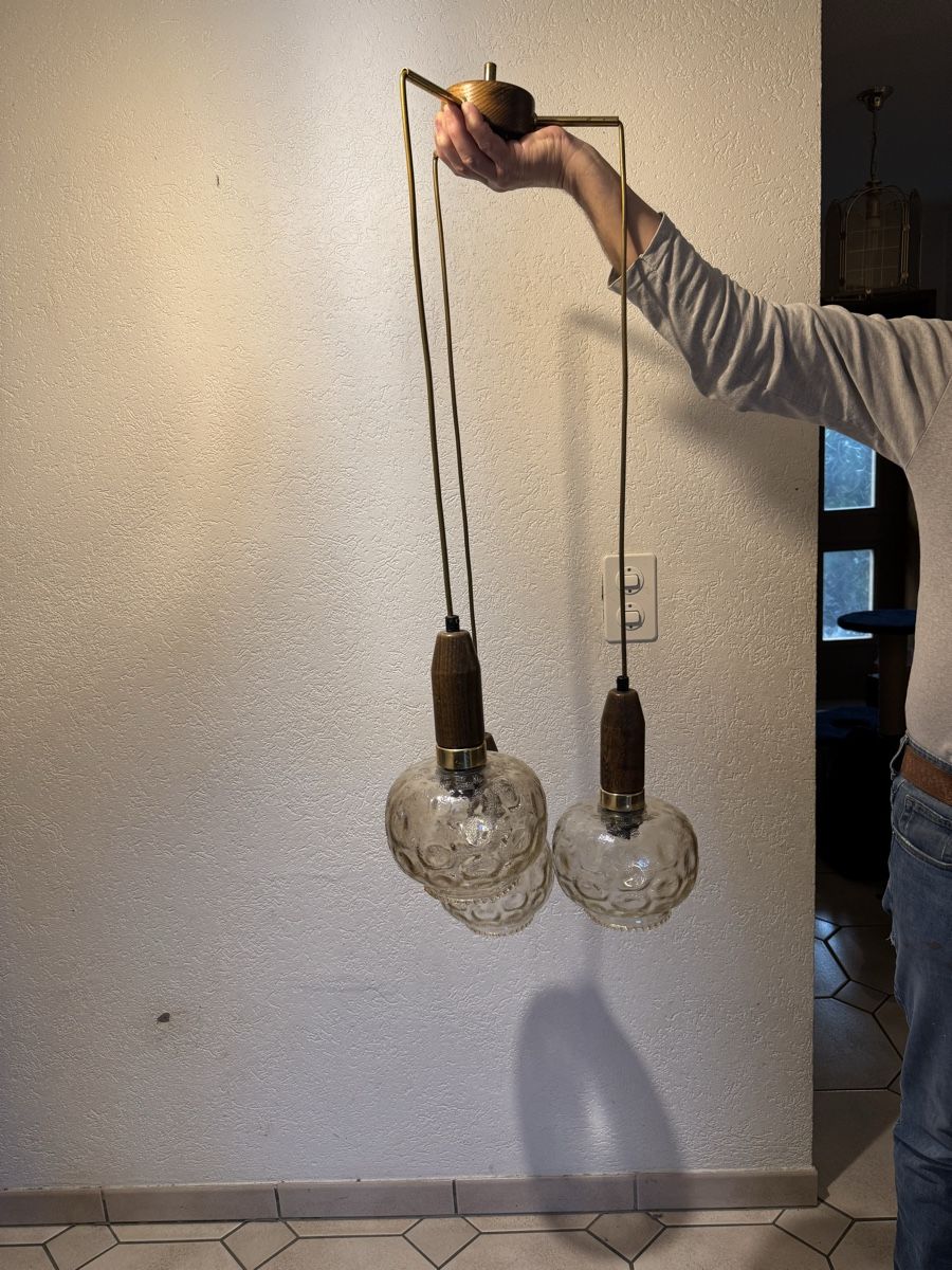 Lampade: Vintage lampe suspension – Usato da Montsevelier venduto da ber_88db