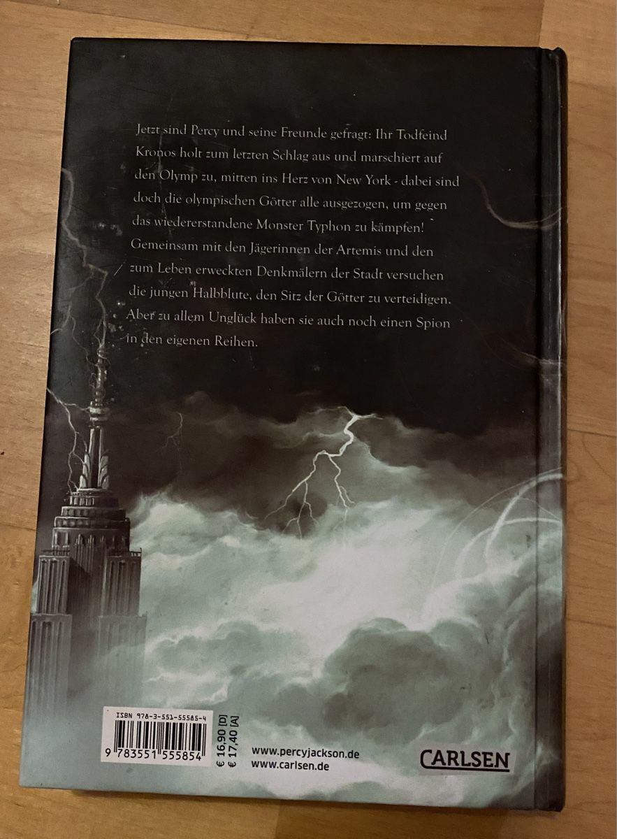 Libri: Percy Jackson - Die letzte Göttin – Usato da Baden venduto da miri.2000 2
