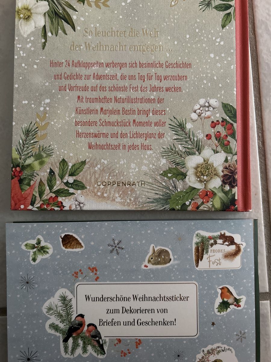Bücher: Buch Weihnacht Und Stickerheft – Neu (gemäss Beschreibung) aus Lostorf von Venice16 3