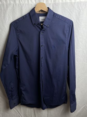 Chemise Burberry bleu foncé 