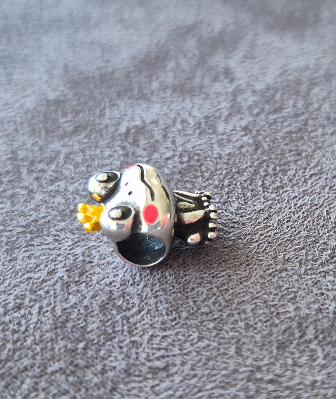 Ciondoli: Silber Charm Frosch +Garantie – Nuovo (secondo la descrizione) da Rotkreuz venduto da Carbone_Bijou-Shop 1
