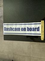 Dashcam Aufkleber "Dashcam on board" Autoaufkleber "NEU"