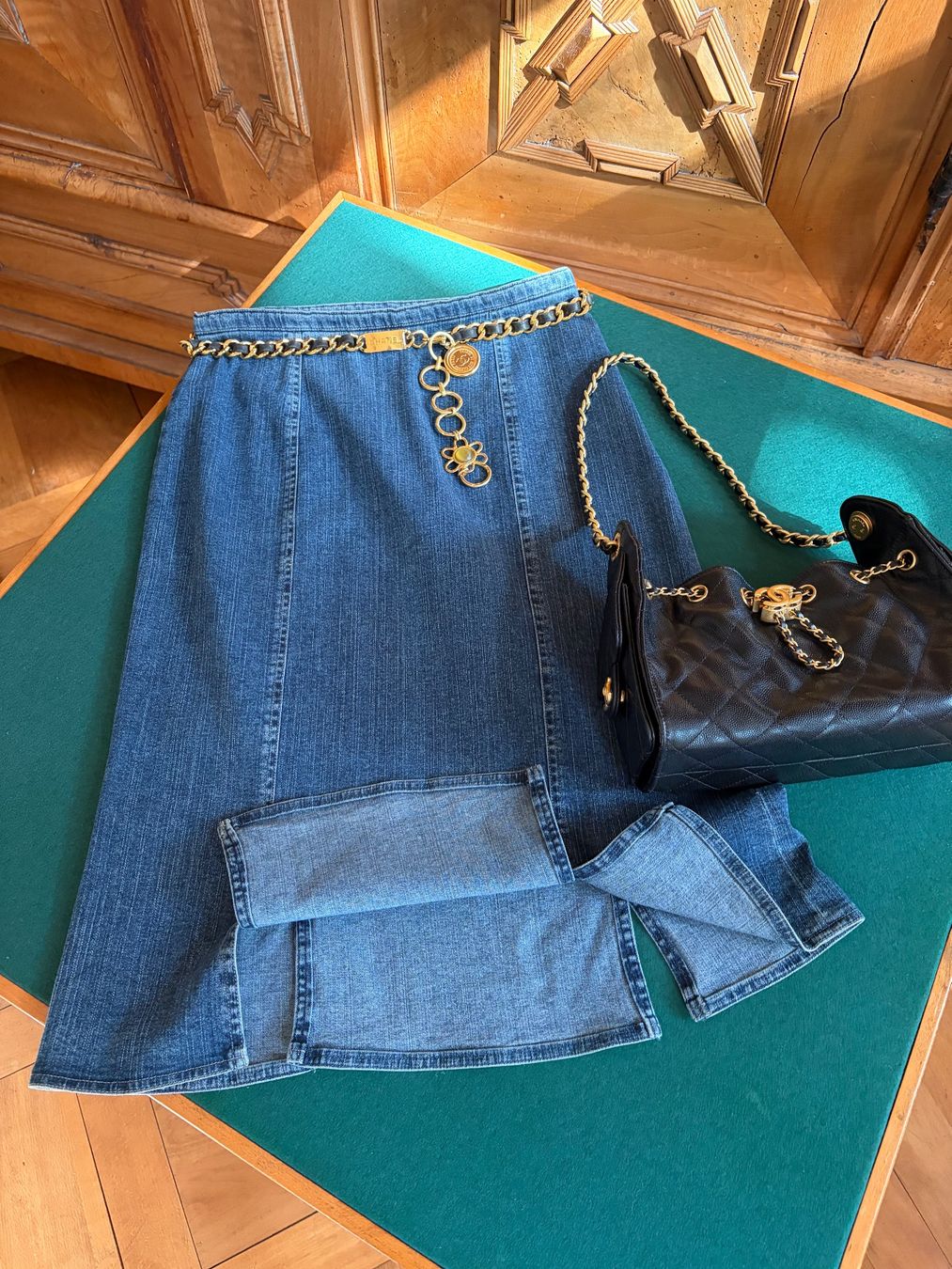 Madeleine Gonne: MADELEINE Jeansrock Größe: 36DE Farbe: Hellblau – Usato da Interlaken venduto da Bona55