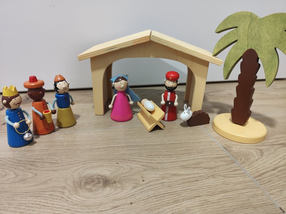 Weihnachtskrippe aus Holz für Kinder Kaufen auf Ricardo