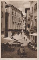 AK Lugano Piazza Emilio Maraini, 1928 Rara!