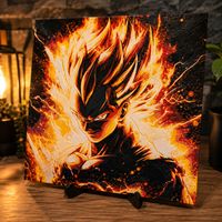 Quadro 3D Vegeta – Stampa Artistica Multicolore Con Supporto