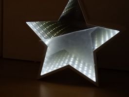 Etoile miroir LED - idée cadeau - NEUF!