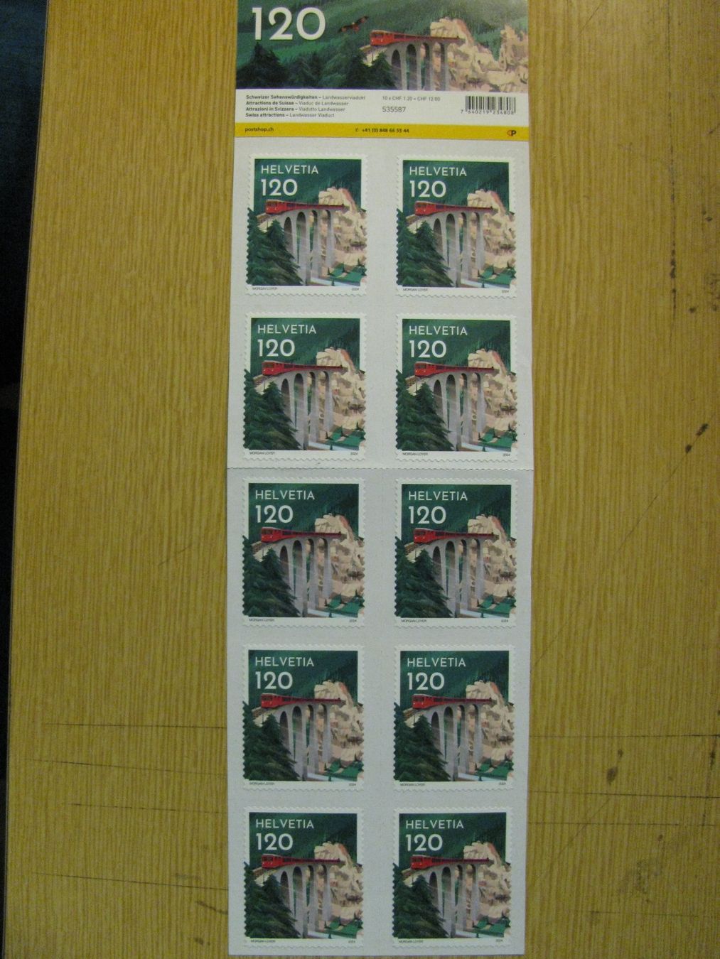 Alle Briefmarken: 1 Markenheftli 2024 ** – Neu (gemäss Beschreibung) aus Biel/Bienne von QBORNES63