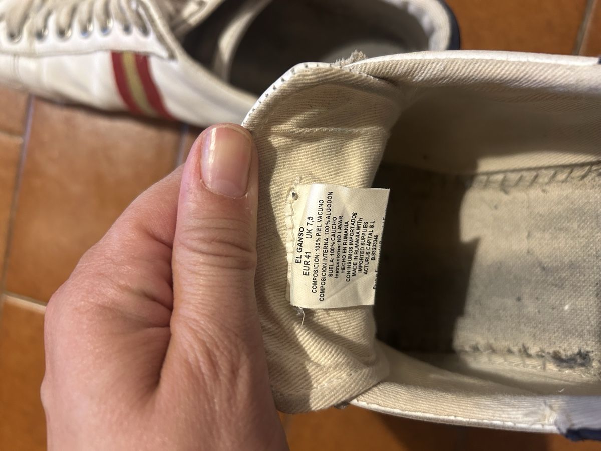 Scarpe da uomo: El Ganso baskets cuir blanc T 41 – Usato da St-Prex venduto da mar_f6t6 2