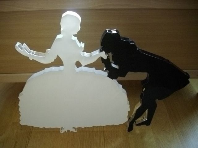 Tutte le decorazioni: Geschenk zur Hochzeit aus Acrylglas - Plexiglas – Nuovo (secondo la descrizione) da Niederbipp venduto da floorballrexi 3