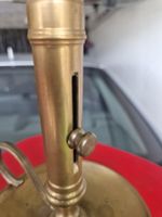 Messing Kerzenständer verstellbar 20 cm guter Zustand