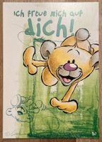 Pimboli Postkarte Nr. 57a Ich freue mich auf dich! Rarität