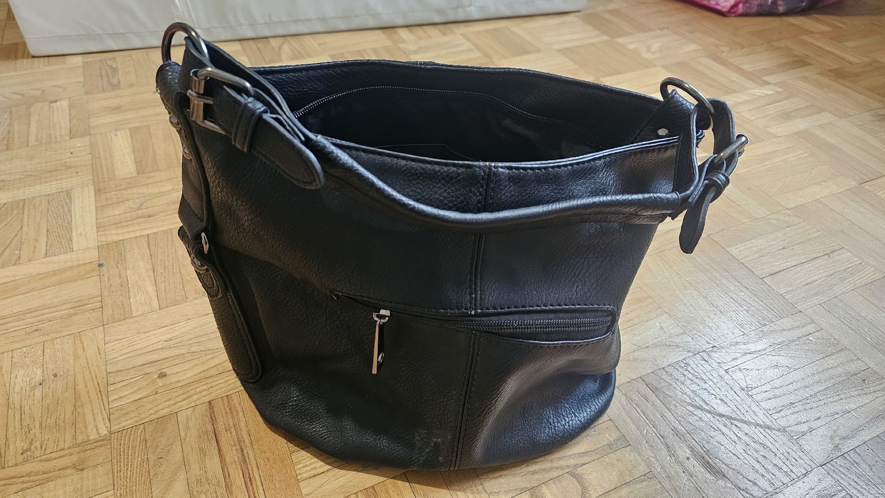 Borse da donna: Damenhandtasche, Echtleder, schwarz – Nuovo (secondo la descrizione) da Bottmingen venduto da Jbilli 1