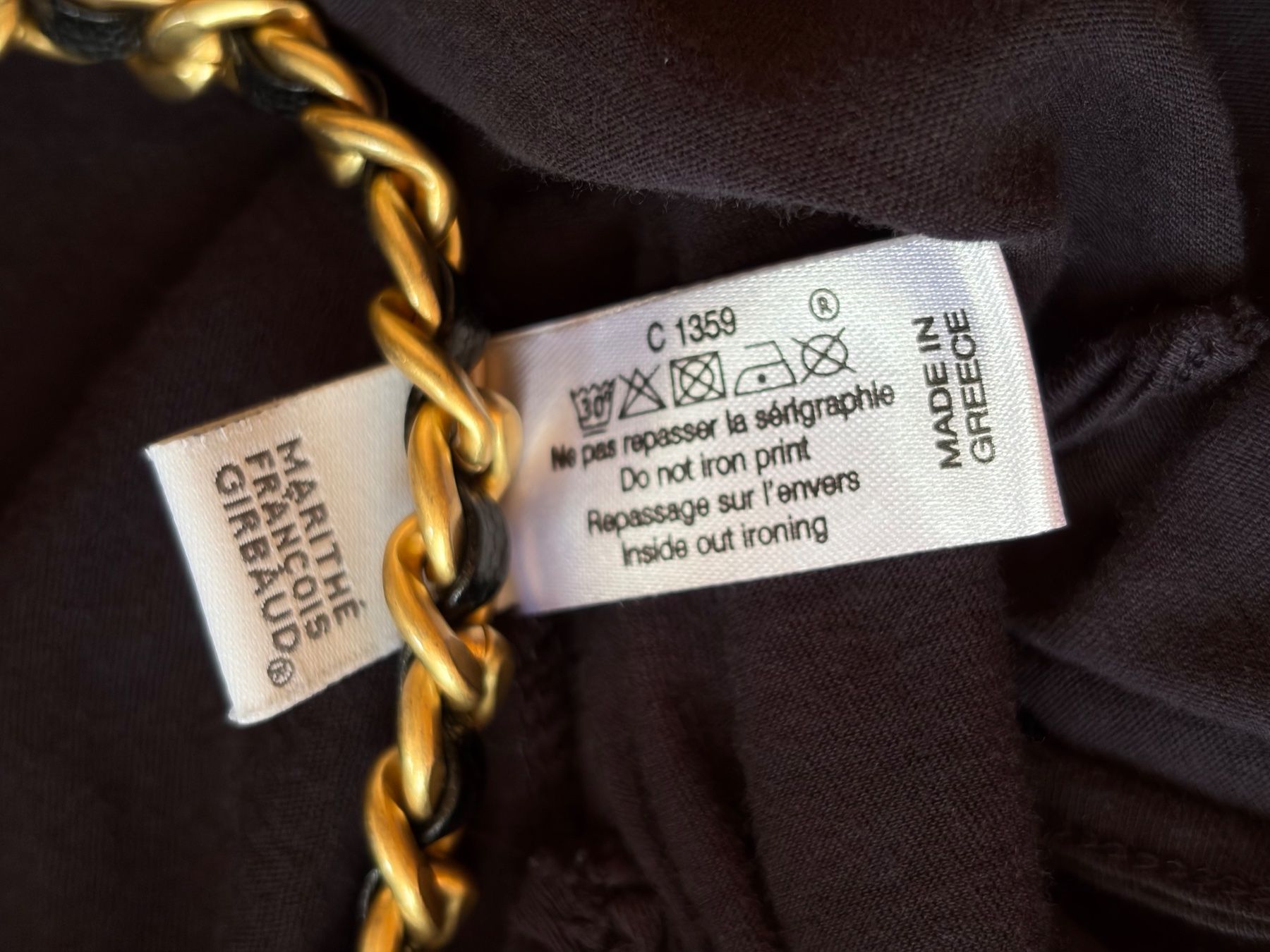 Girbaud Vestiti: Vintage Marithé & François Girbaud Kleid aus Marine Baumwole – Usato da Interlaken venduto da Bona55 5