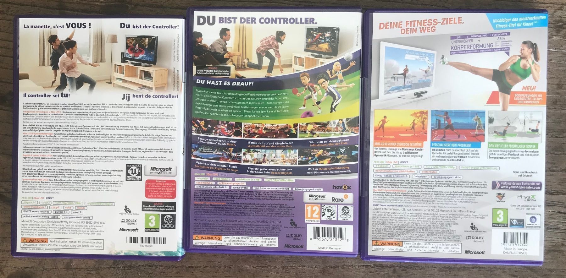 Alle DVDs: Games Kinect-Sensor - Dreierpack – Gebraucht aus Richterswil von giacometti222 1