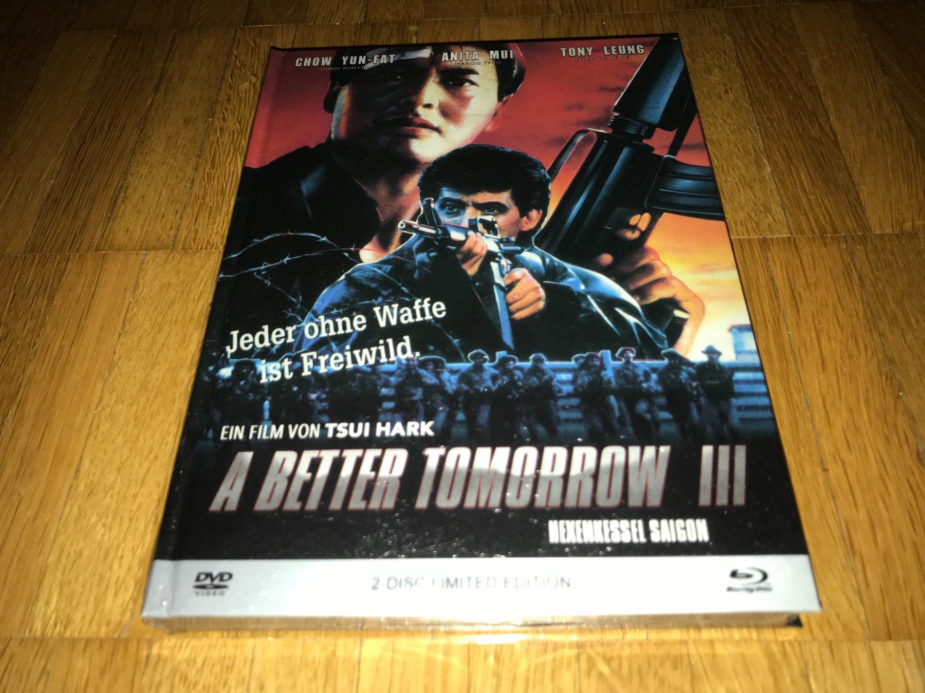 Tutti i DVDs: A Better Tomorrow 3 - MEDIABOOK - UNCUT – Nuovo e nell'imballaggio originale da Basel venduto da havsok