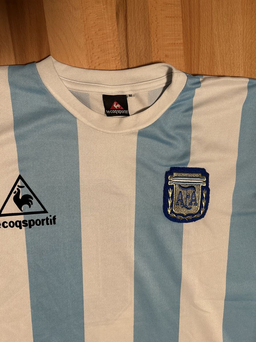 Le Coq Sportif Maillots de corps & Pantalons: Maradona Shirt Replica – D'occasion à Schliern b. Köniz par Trebesch 2