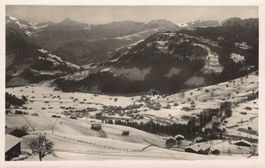 Alte Ansichtskarte Lenk i.S. mit Wildhorn, Jahr 1939!