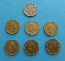 5 Rappen, Set zu 7 Stück