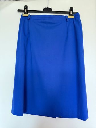 Jupe mit Gürtellaschen, gefüttert, Gr. 40, Polyester/Viskose