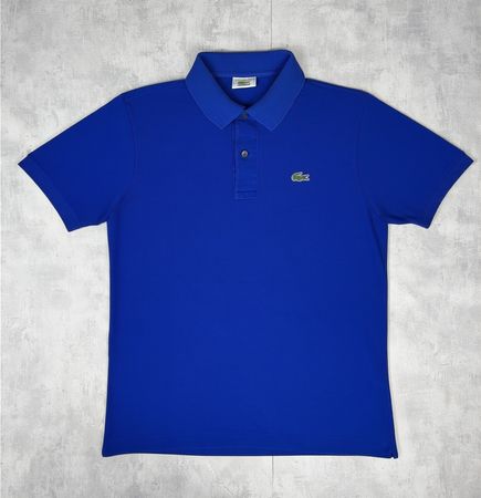 Polo Lacoste bleu Vintage - M #53