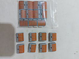 WAGO Klemmen 222 SET mit 20 Stück ; bis 4mm Kabel