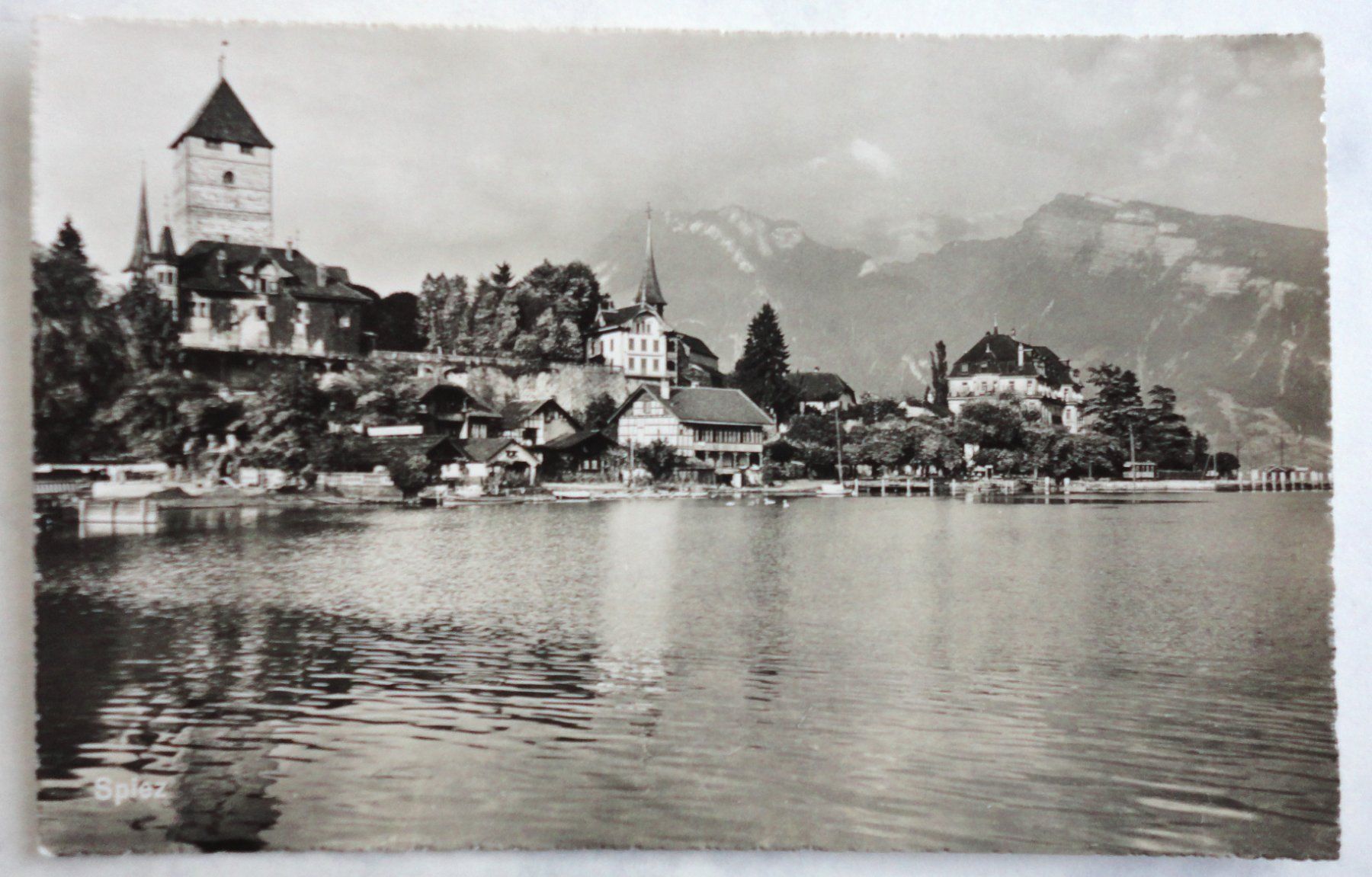 Cartoline postali: Spiez – Difettoso da Fétigny venduto da Billy2miny