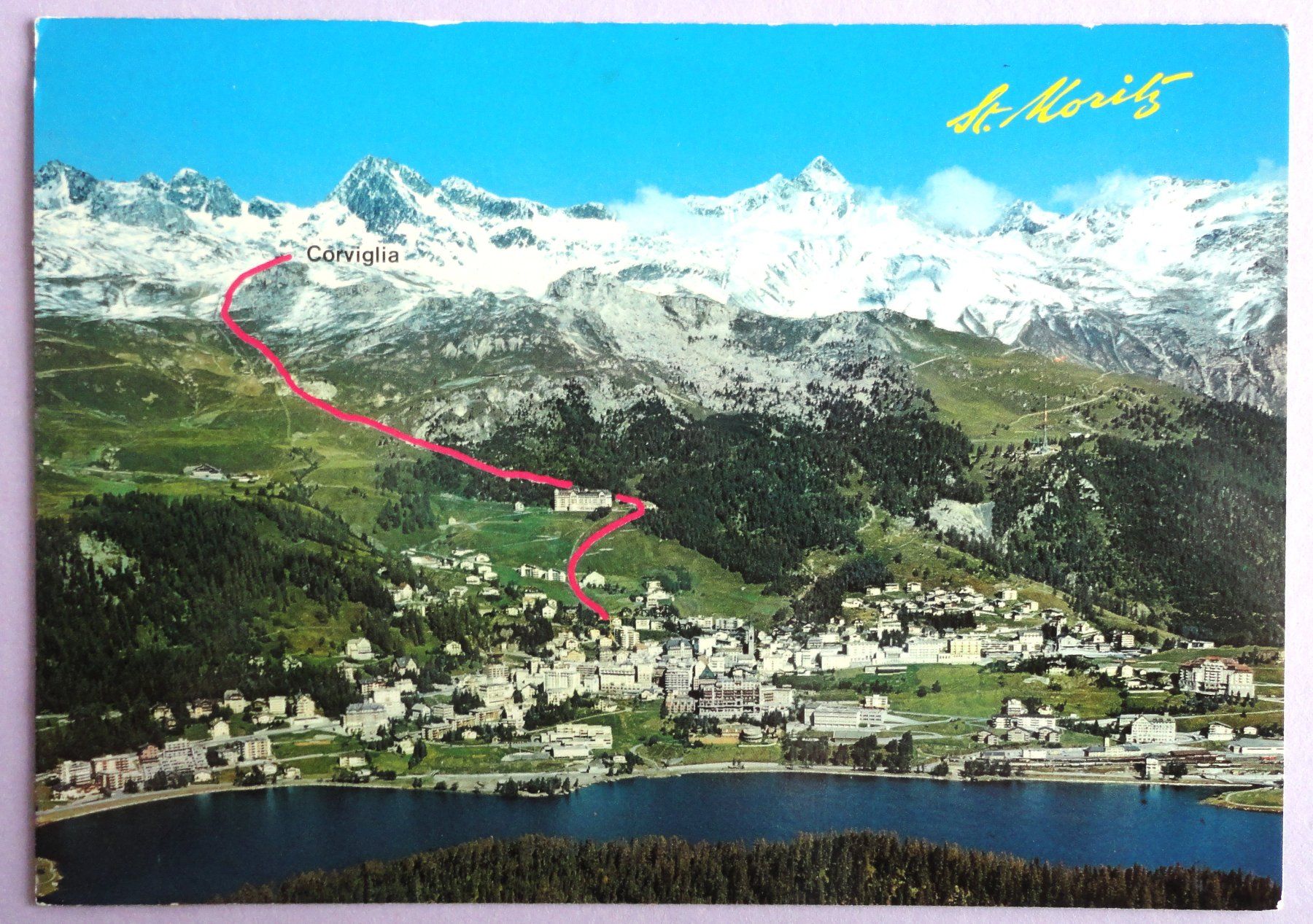 Cartoline postali: St. Moritz 1850 m ü.M. – Difettoso da Fétigny venduto da Billy2miny