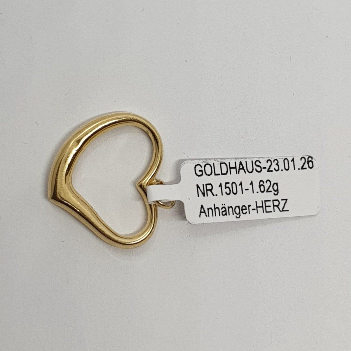 Ciondoli: Echt 18K Gold - Herz Anhänger – Usato da Luzern venduto da Goldhaus-Luzern 2